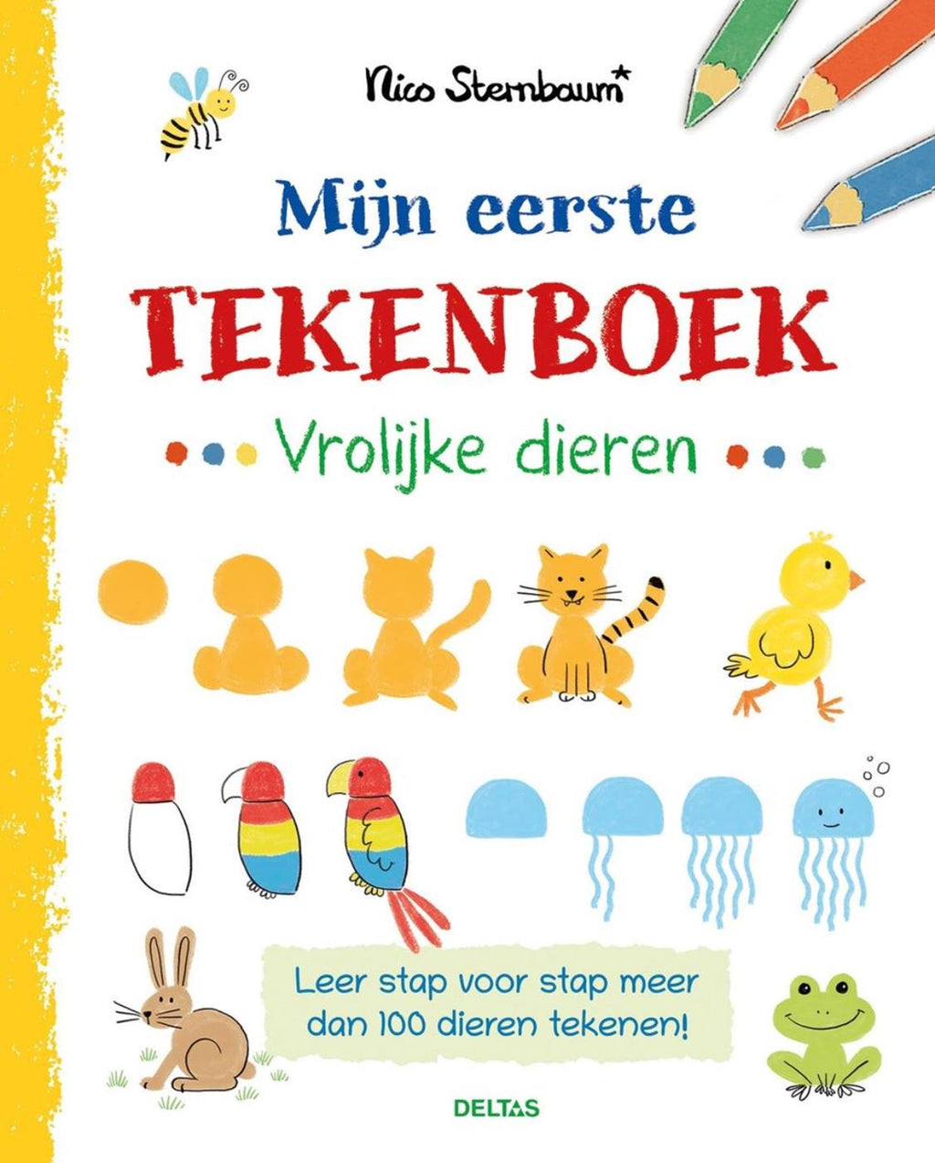 Deltas - Deltas Mijn eerste tekenboek - vrolijke dieren