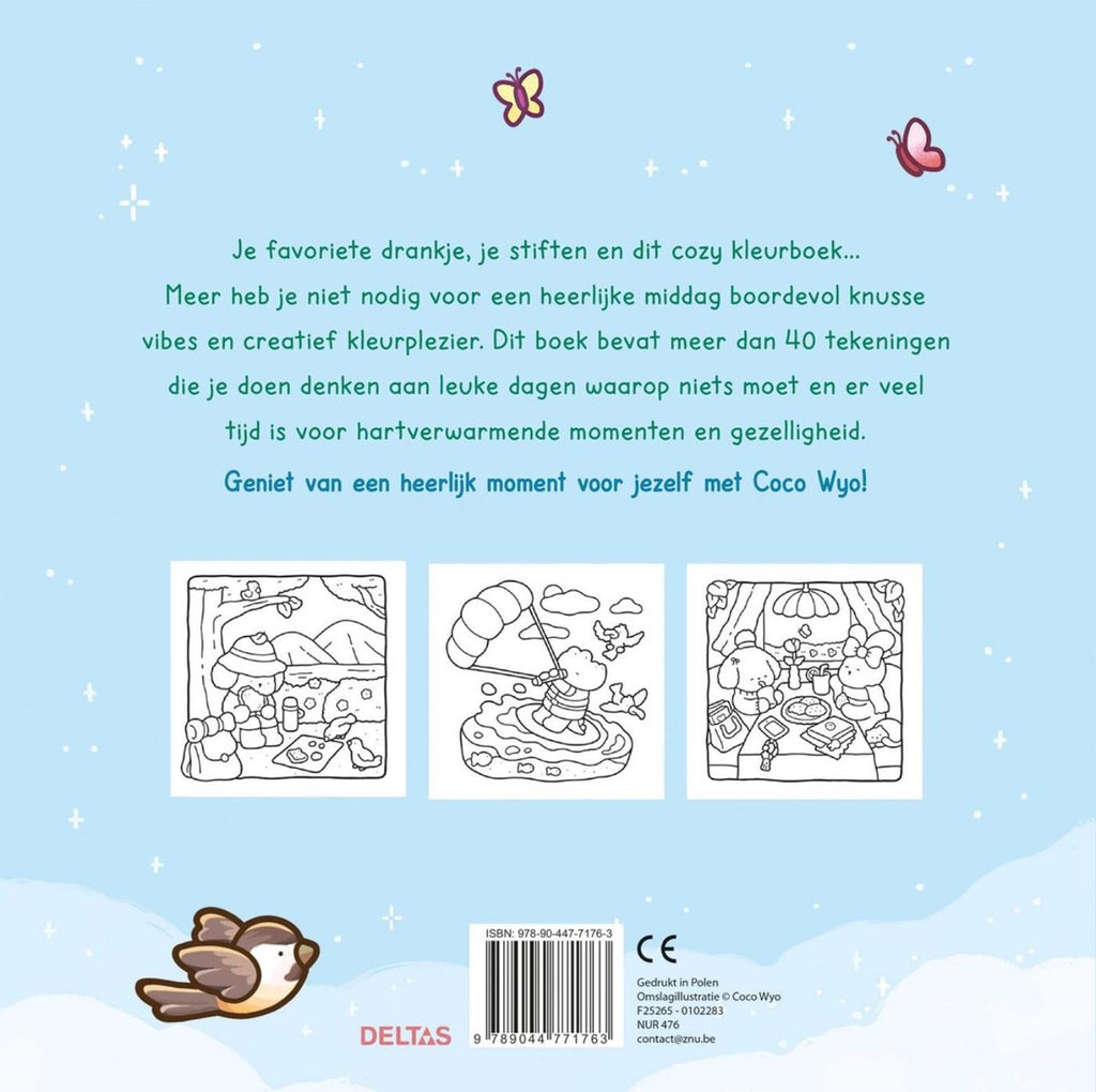 Deltas - Deltas cozy days cute & comfy kleurboek coco wyo