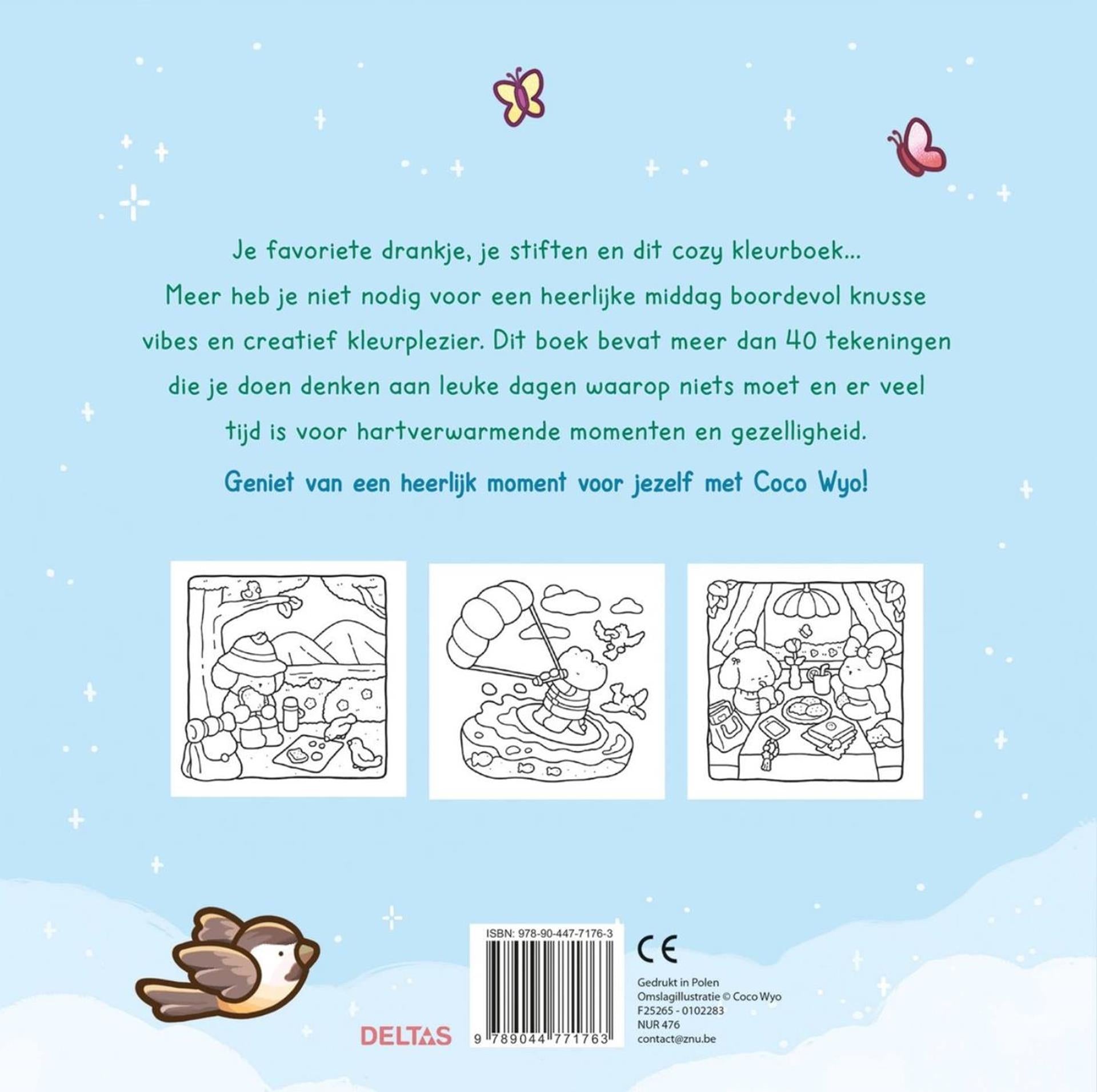 Deltas - Deltas cozy days cute & comfy kleurboek coco wyo