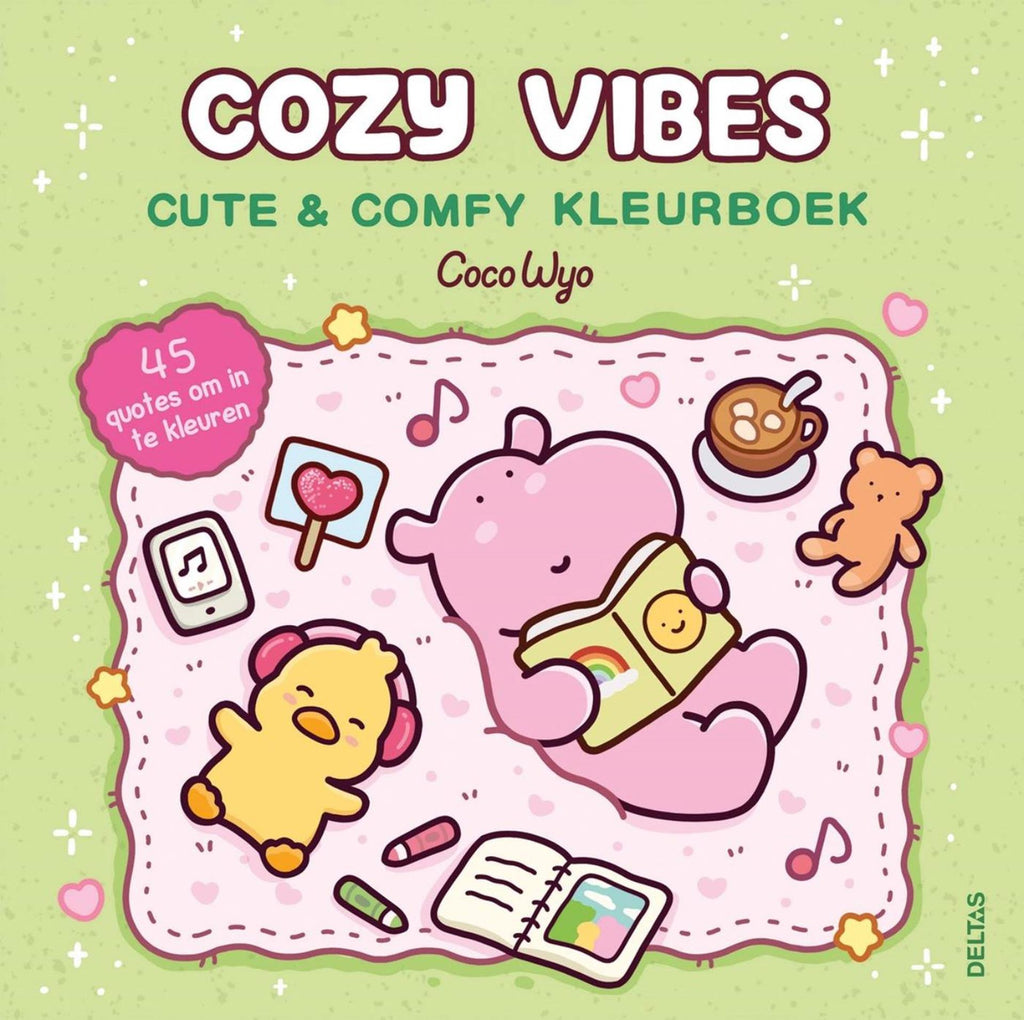 Deltas - Deltas cozy vibes cute & comfy kleurboek coco wyo
