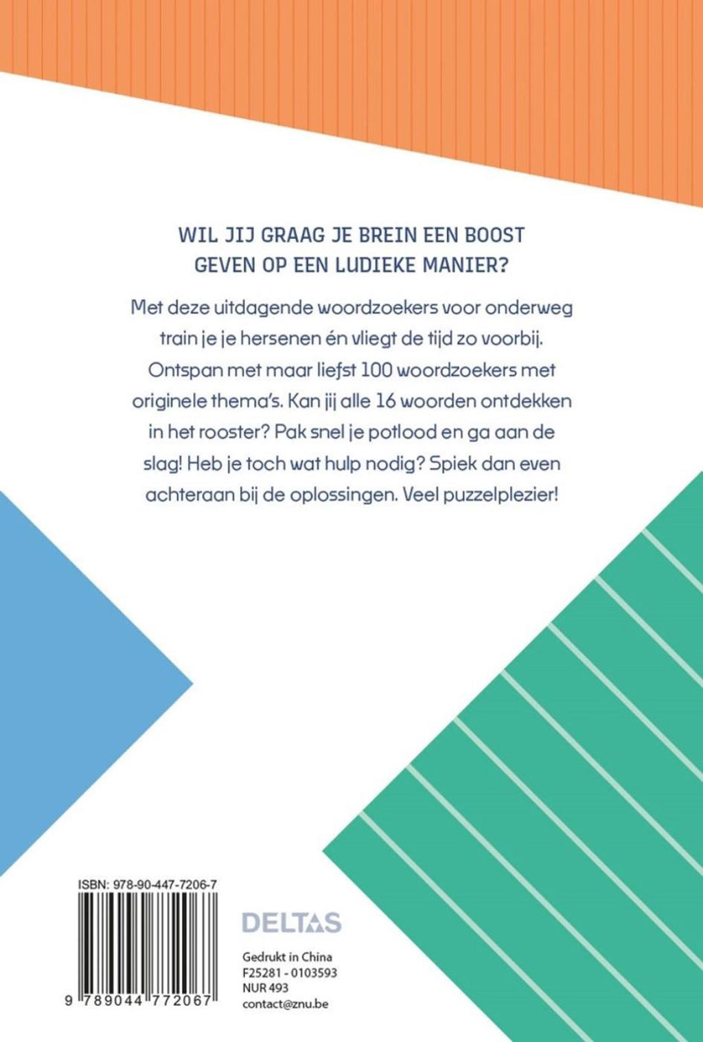 Deltas - Deltas brain boosters - woordzoekers voor onderweg