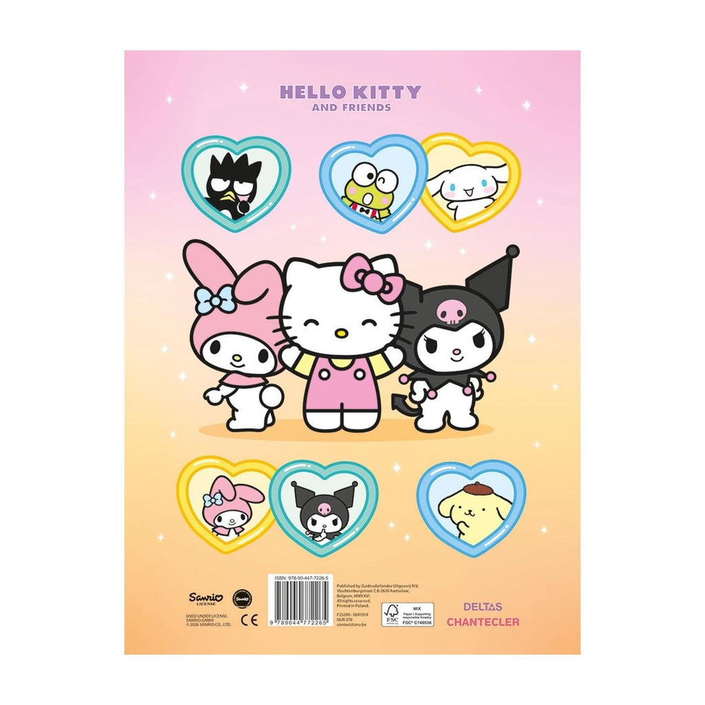 Deltas - Deltas Hello kitty and friends super color parade kleurboek