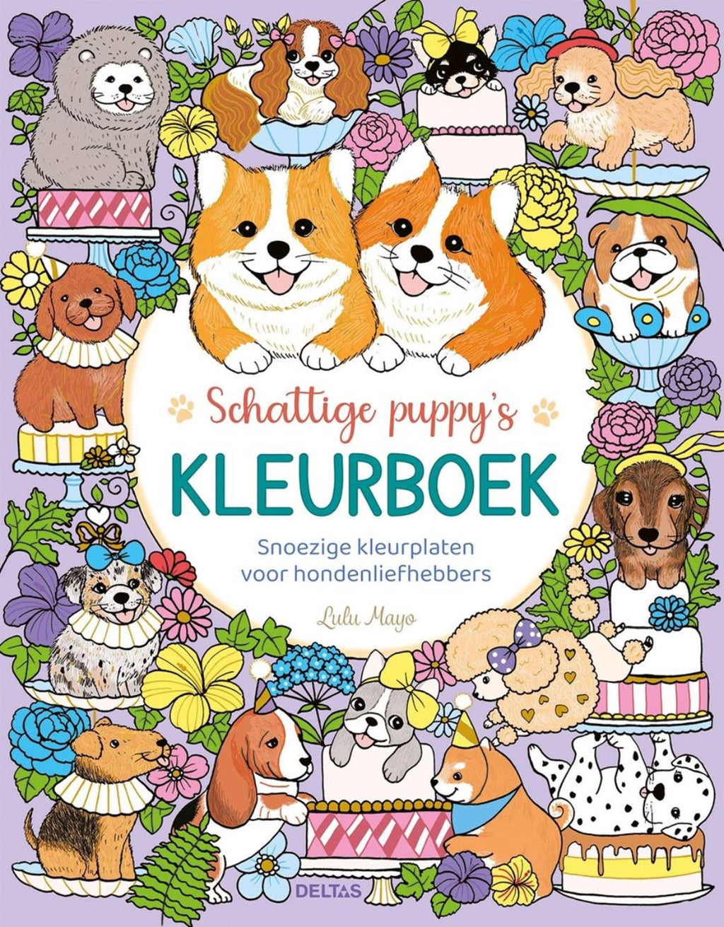 Deltas - Deltas Schattige puppy's kleurboek - lulu mayo