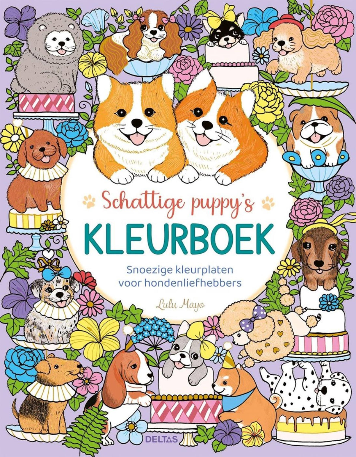 Deltas - Deltas Schattige puppy's kleurboek - lulu mayo