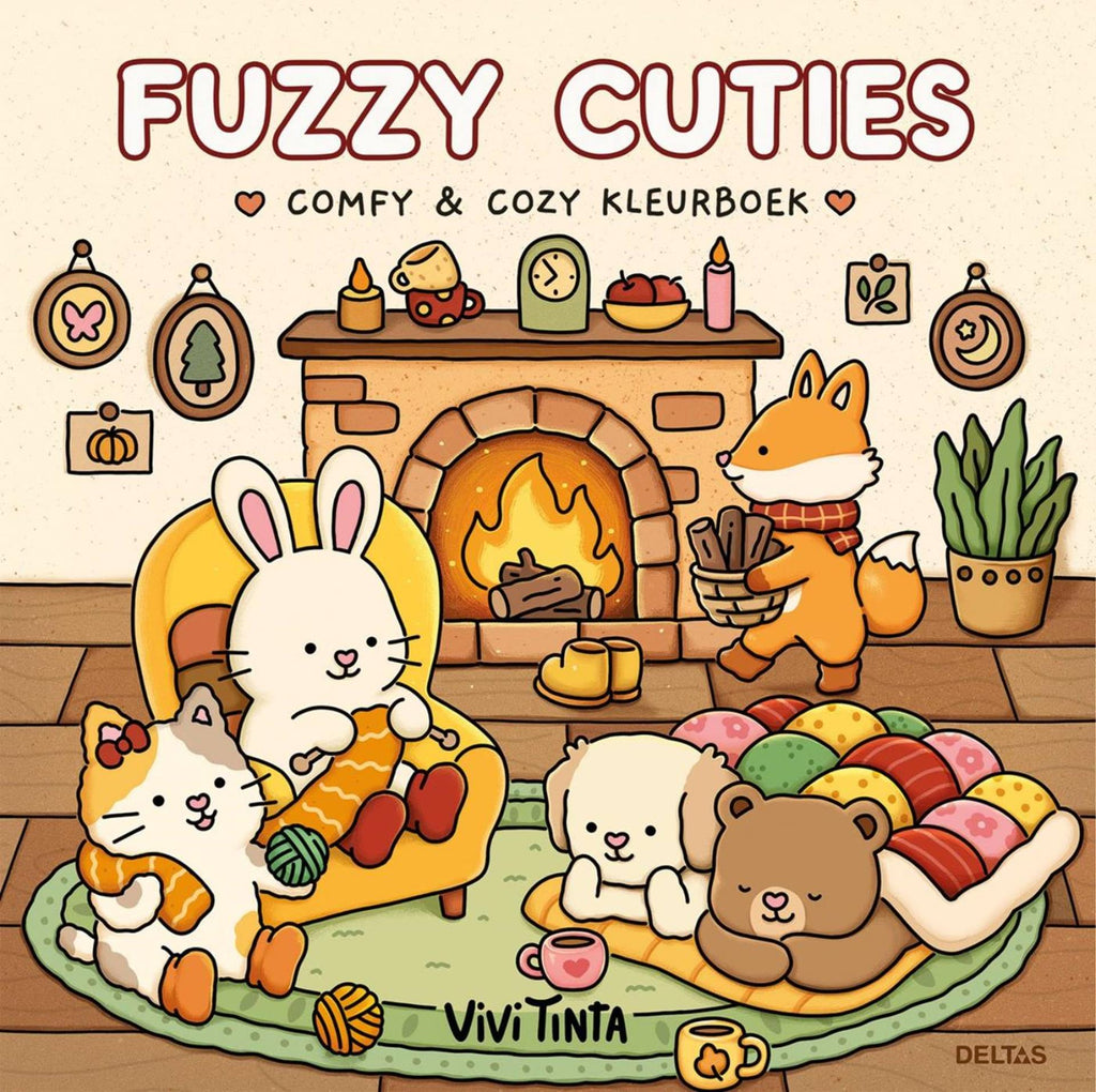 Deltas - Deltas Fuzzy cuties cute & comfy kleurboek vivi tinta
