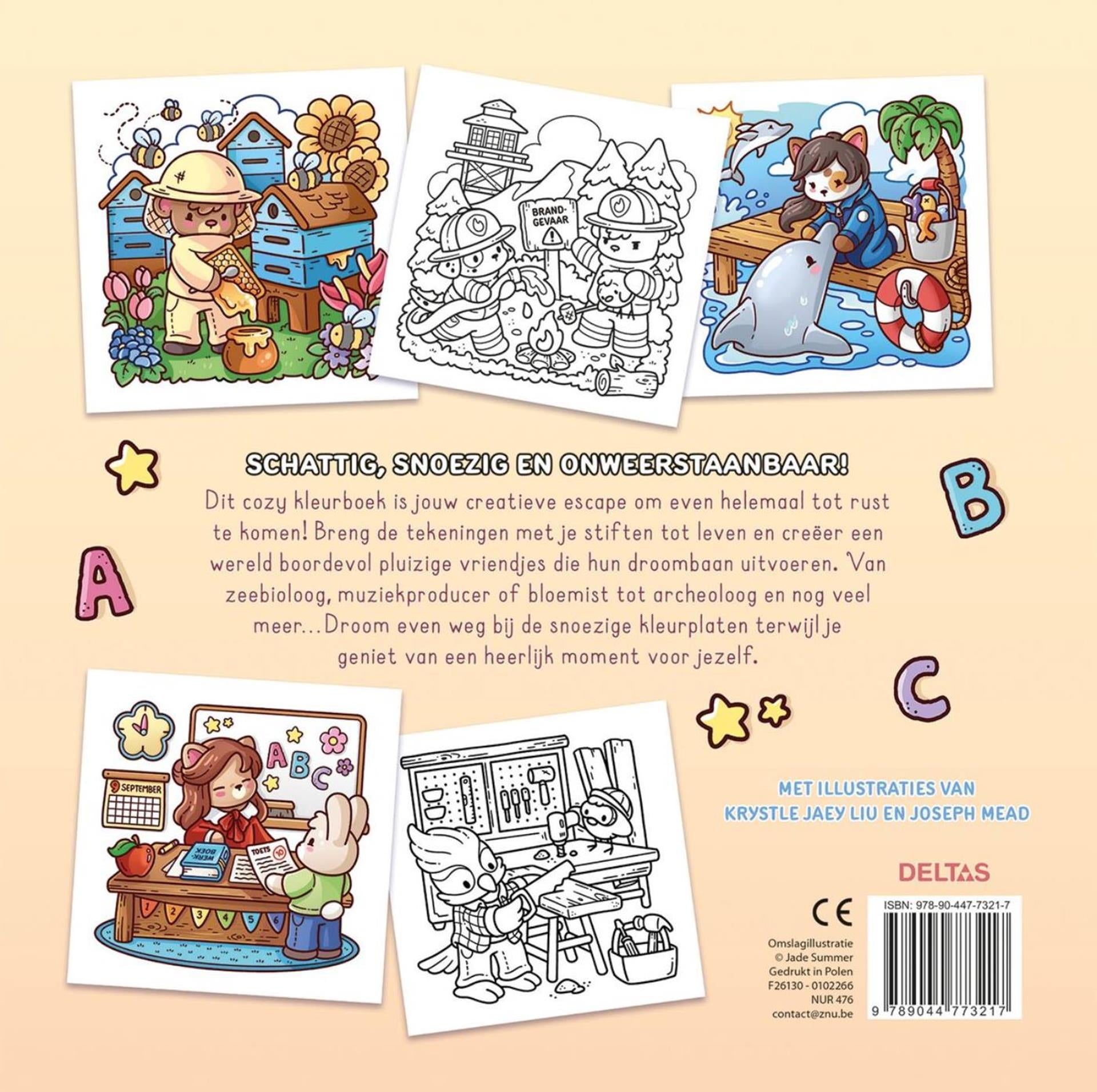 Deltas - Deltas cozy jobs - comfy kleurboek jade summer