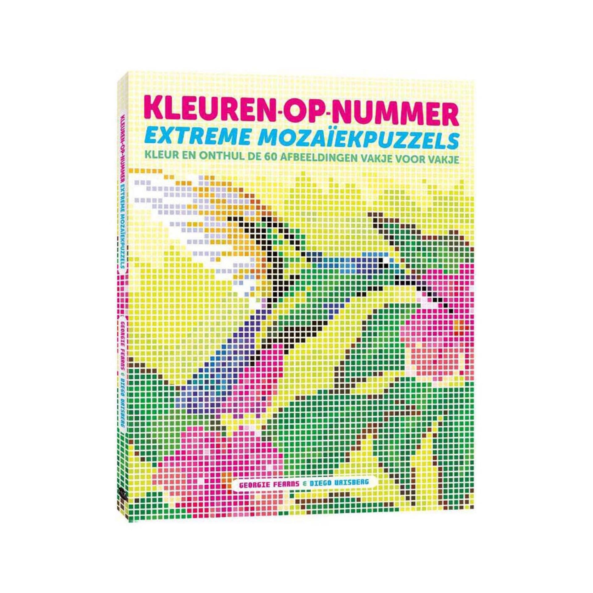 Kluitman kleuren op nummer extreme mozaïekpuzzels