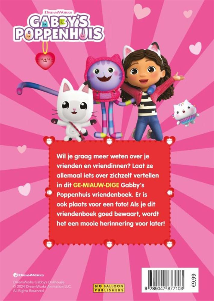 Gabby's Poppenhuis - Gabby's Poppenhuis Gabby's vriendenboek 5+