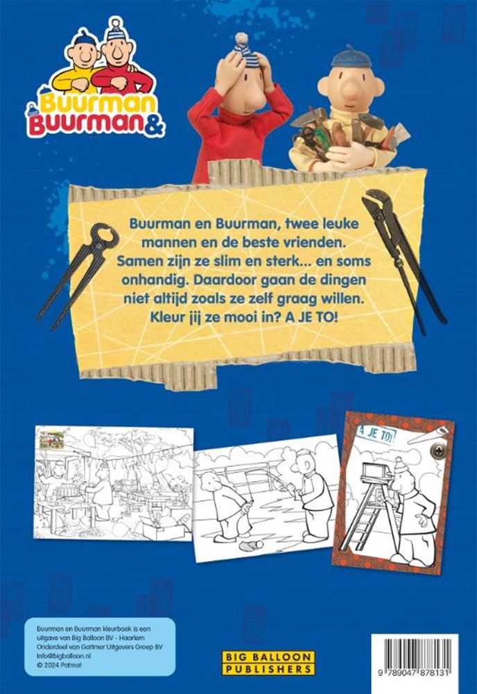 Big balloon buurman buurman kleurboek 4+