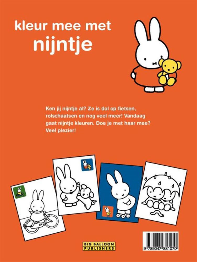 Gottmer Uitgevers Groep - Gottmer Uitgevers Groep Kleurboek: kleur mee met nijntje. 3+