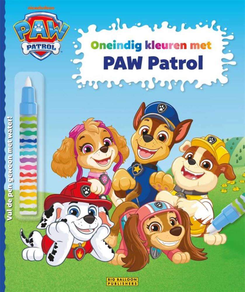 Gottmer Uitgevers Groep - Gottmer Uitgevers Groep Oneindig kleuren met paw patrol 3+