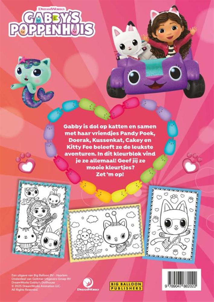 Gottmer Uitgevers Groep - Gottmer Uitgevers Groep Kleurboek: kleur mee met gabby 4+