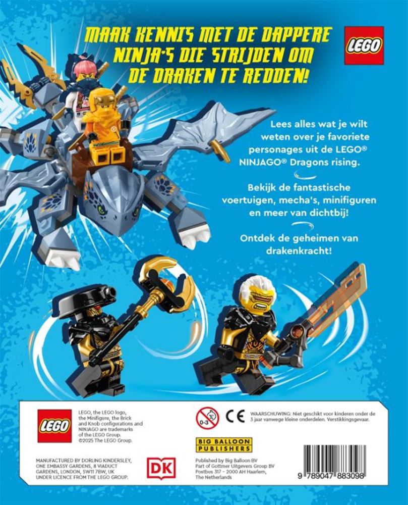 Big balloon lego: dragons rising. 7+