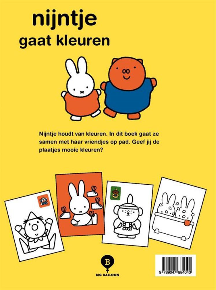 Gottmer Uitgevers Groep - Gottmer Uitgevers Groep Nijntje gaat kleuren