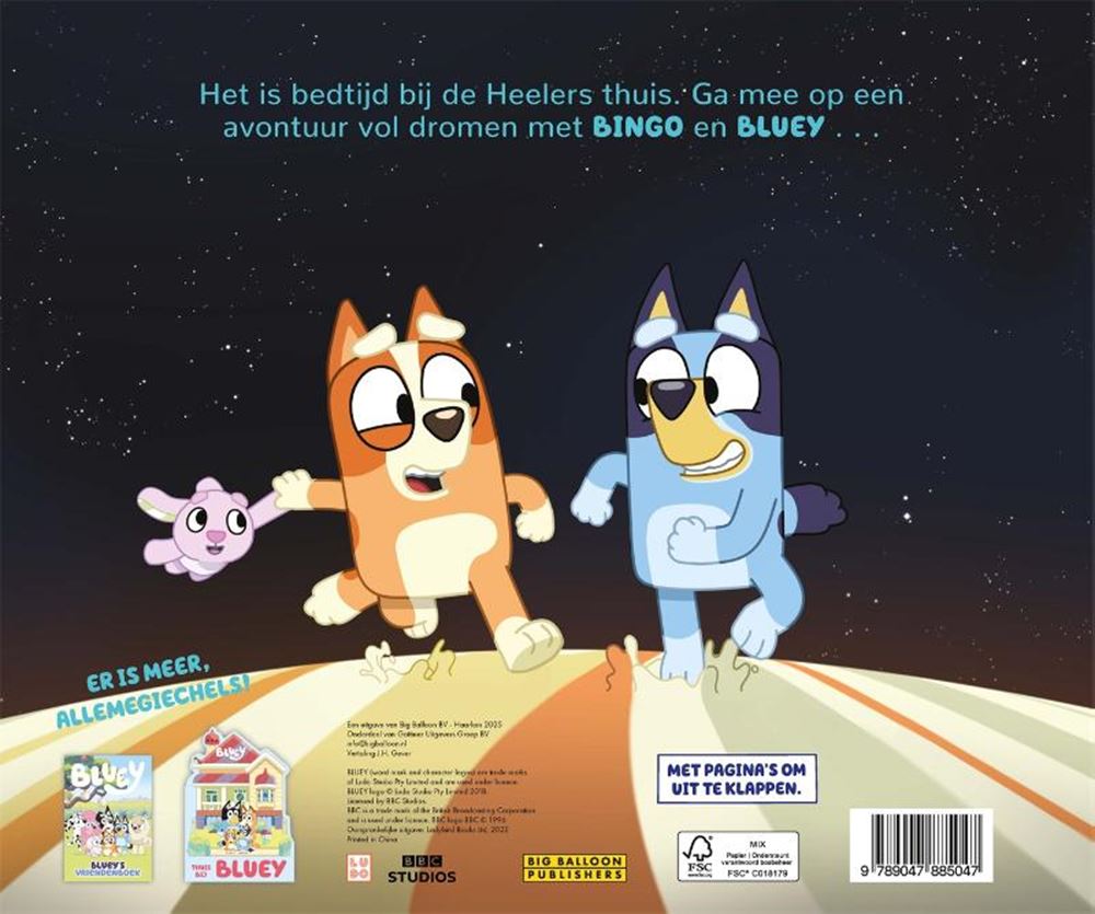 Gottmer Uitgevers Groep - Gottmer Uitgevers Groep Bluey prentenboek: slapenstijd 2+