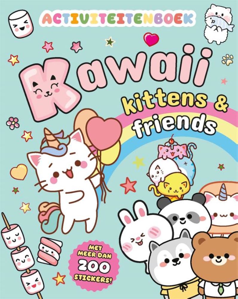 Gottmer Uitgevers Groep - Gottmer Uitgevers Groep Kawaii kittens & friends activiteitenboe