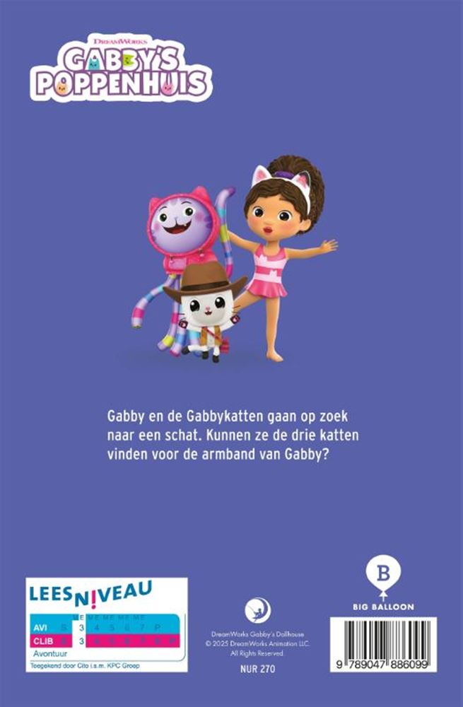 Gottmer Uitgevers Groep - Gottmer Uitgevers Groep Gabby's poppenhuis - gabby zoekt de schat