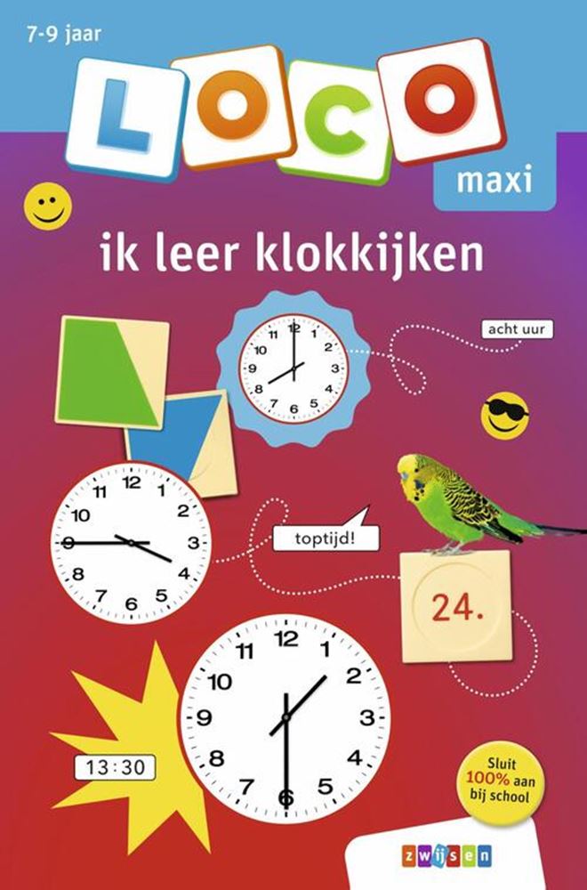 Loco - Maxi - ik leer klokkijken (7-9 jaar)