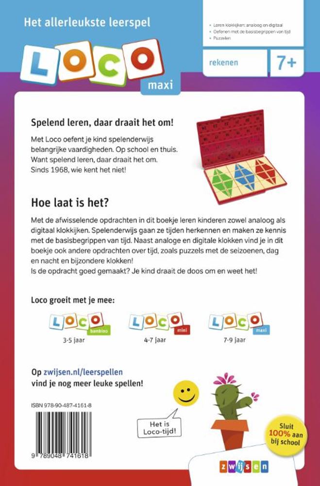 Loco - Maxi - ik leer klokkijken (7-9 jaar)