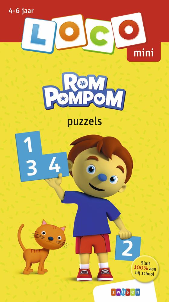 WPG Uitgevers - WPG Uitgevers Mini loco rompompom puzzels (4-6 jaar)