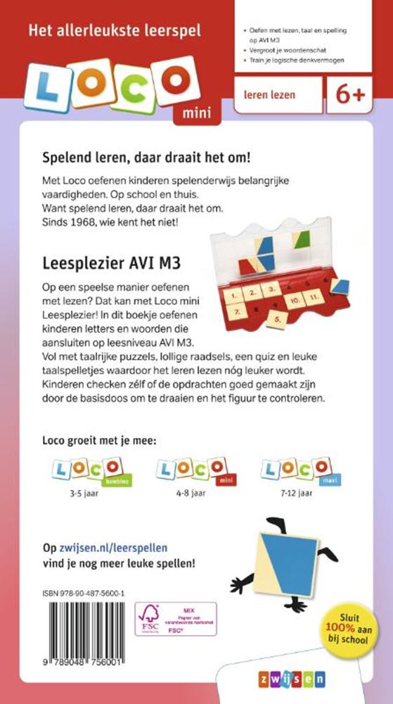 WPG Uitgevers - WPG Uitgevers mini leesplezier avi m3 6+