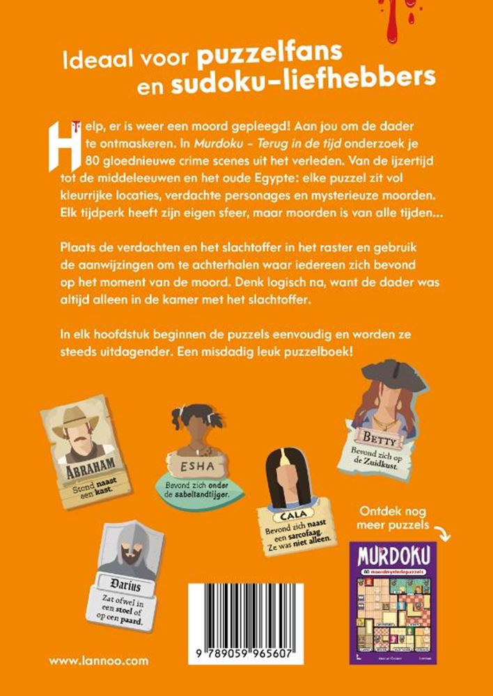 Lannoo murdoku terug in de tijd 80 moordmysteriepuzzels