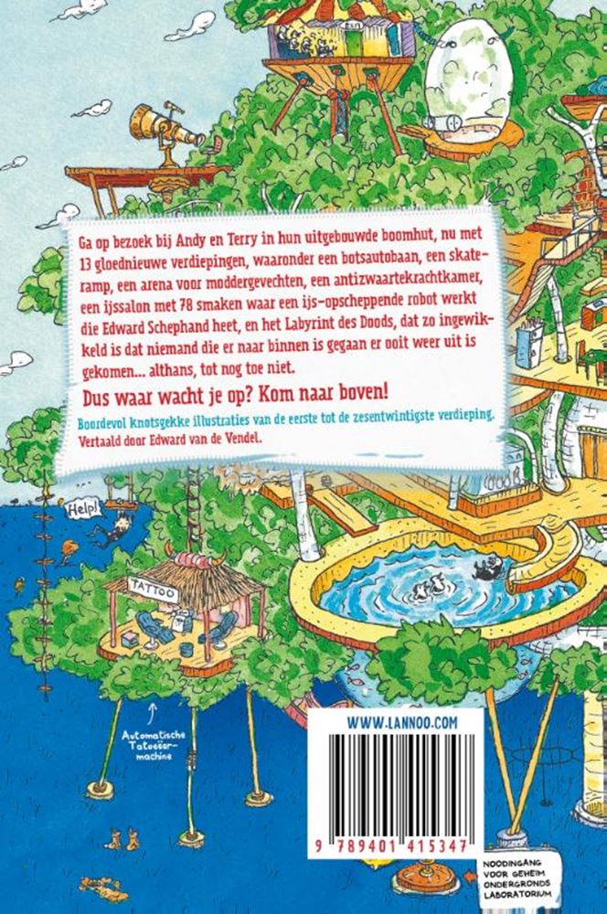 Centraal boekhuis de waanzinnige boomhut van 26 verdiepingen