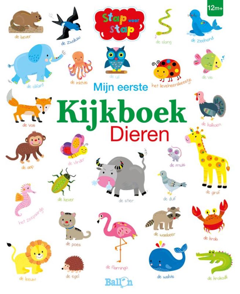 Standaard uitgeverij mijn eerste kijkboek dieren 1+ | 3 stuks