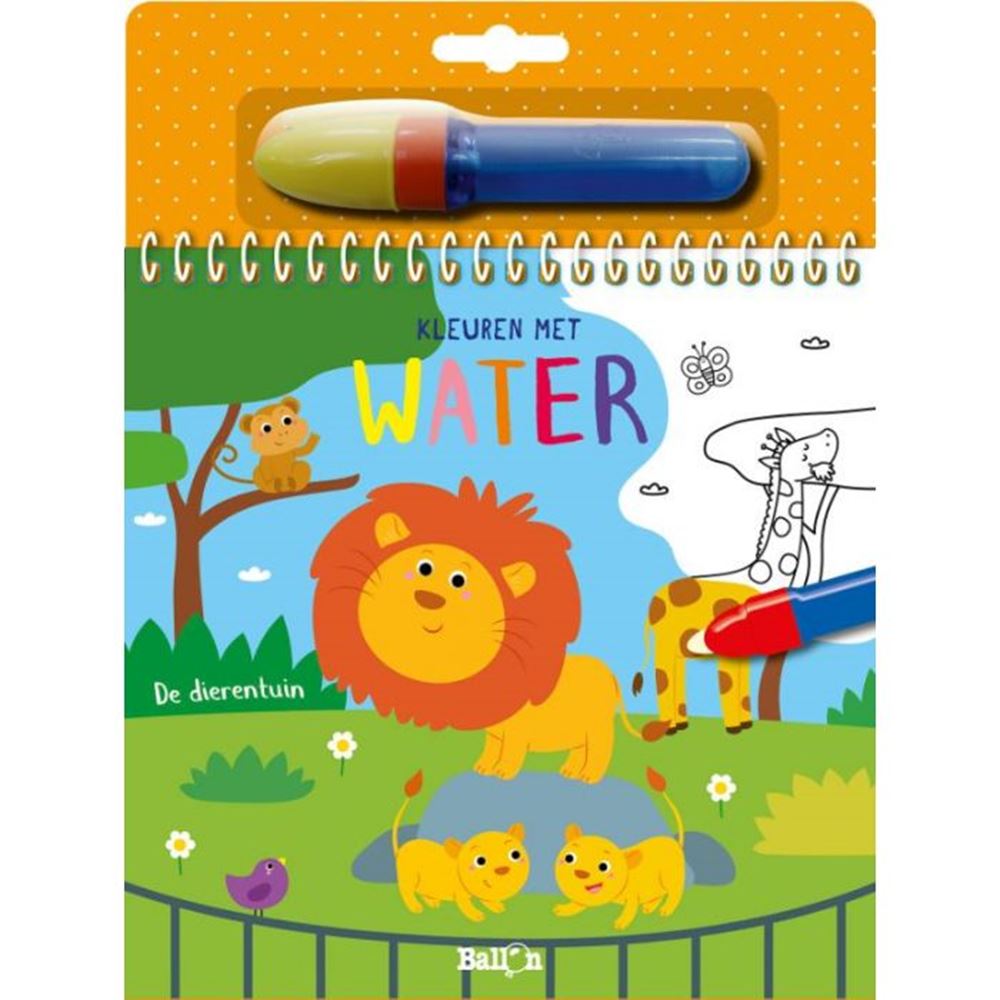 Ballon media kleuren met water: de dierentuin. 4+