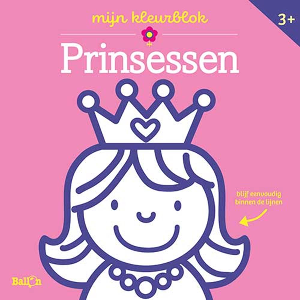 Standaard uitgeverij mijn kleurblok prinsessen 3+