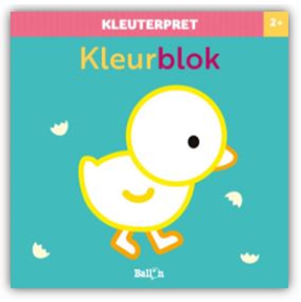 Ballon Media - Ballon Media Kleuterpret kleurblok kuiken 2+