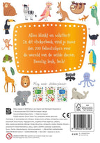 Standaard uitgeverij glitterstickers, wilde dieren. 3+