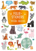 Standaard uitgeverij glitterstickers, wilde dieren. 3+
