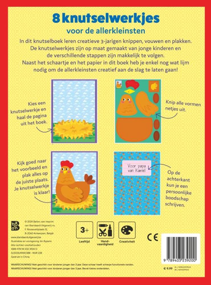 Standaard Uitgeverij - Standaard Uitgeverij Ik leer knippen boerderij. 3+