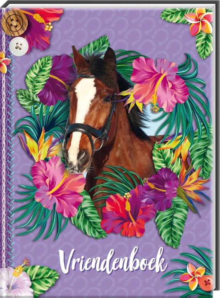 - Vriendenboek Paarden. 4+