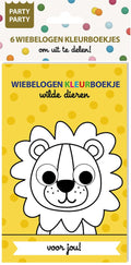 Ty - Ty Par par 6 wiebelogen kleurboekjes - wilde dieren