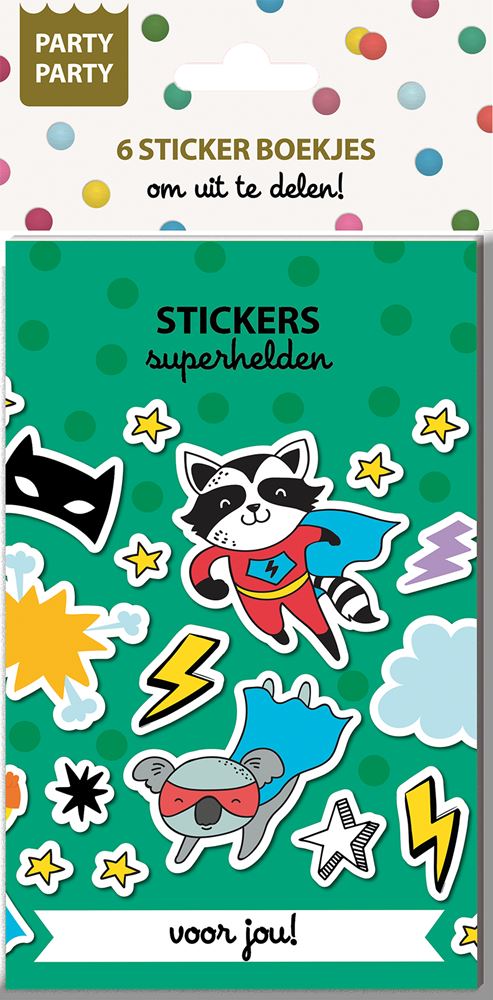 Ty - Ty Par par 6 sticker boekjes - superhel
