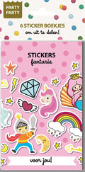 Ty - Ty Par par 6 sticker boekjes - fantasie