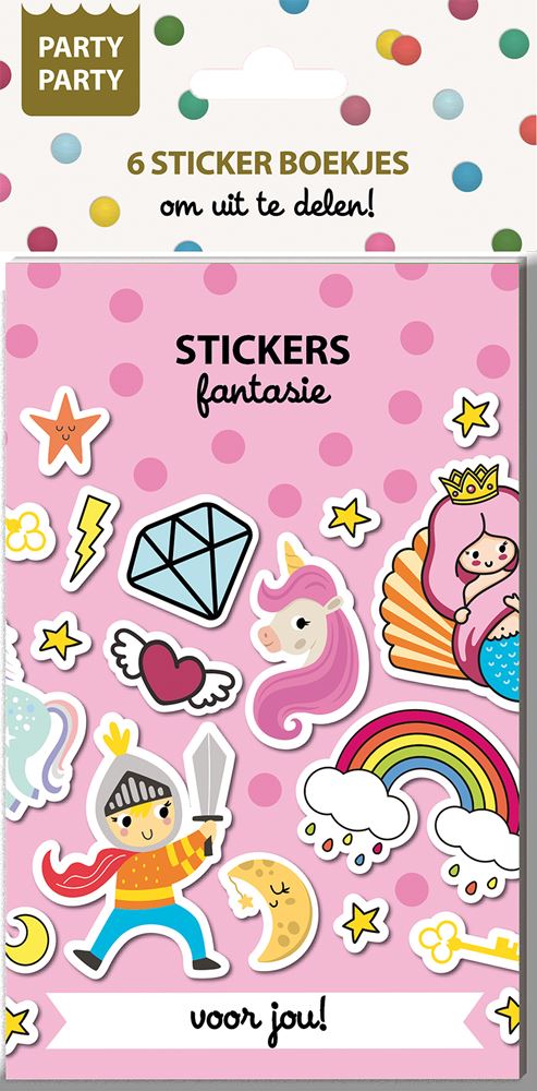 Ty - Ty Par par 6 sticker boekjes - fantasie
