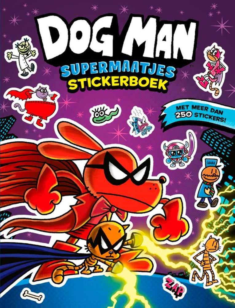 Centraal Boekhuis - Centraal Boekhuis Dog man supermaatjes stickerboek