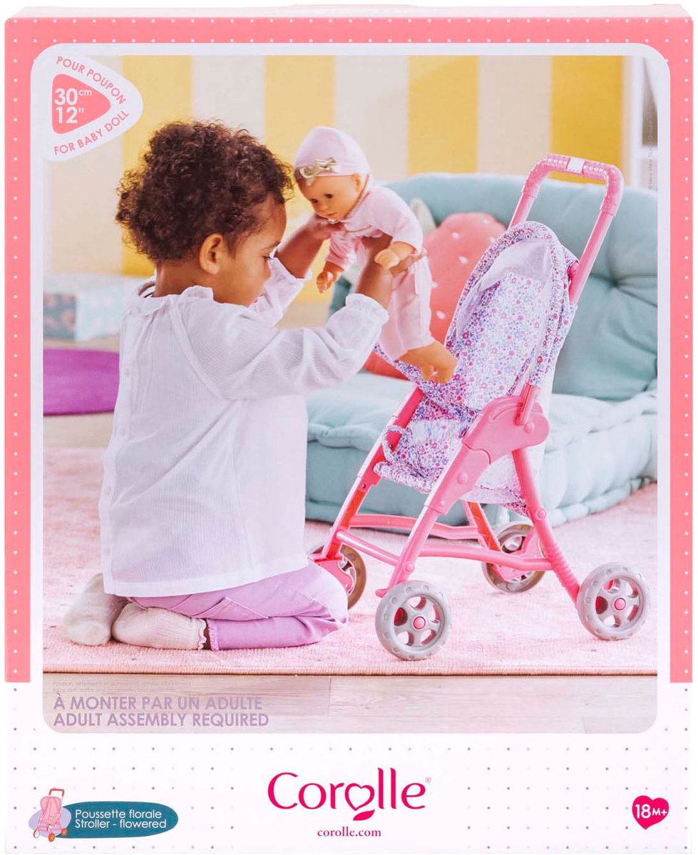 Corolle - kinderwagen bloemen voor babypop 30cm