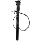 M-wave dropper zadelpen sp110-adj - ø31,6 mm 445 mm in hoogte verstelbaar - zwart