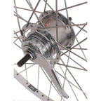 Shimano achterwiel 28 622 x 19c ryde zac19 velg met nexus 7 remnaaf - zilver