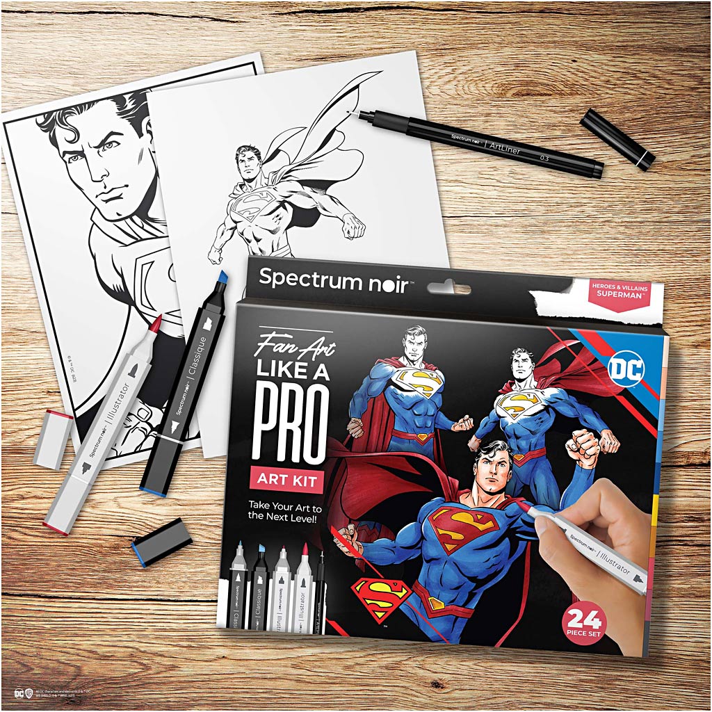 Creativ Company - Creativ Company Https://www.cchobby.nl/hobbyset-illustratie-superman-diverse-kleuren-1-doos