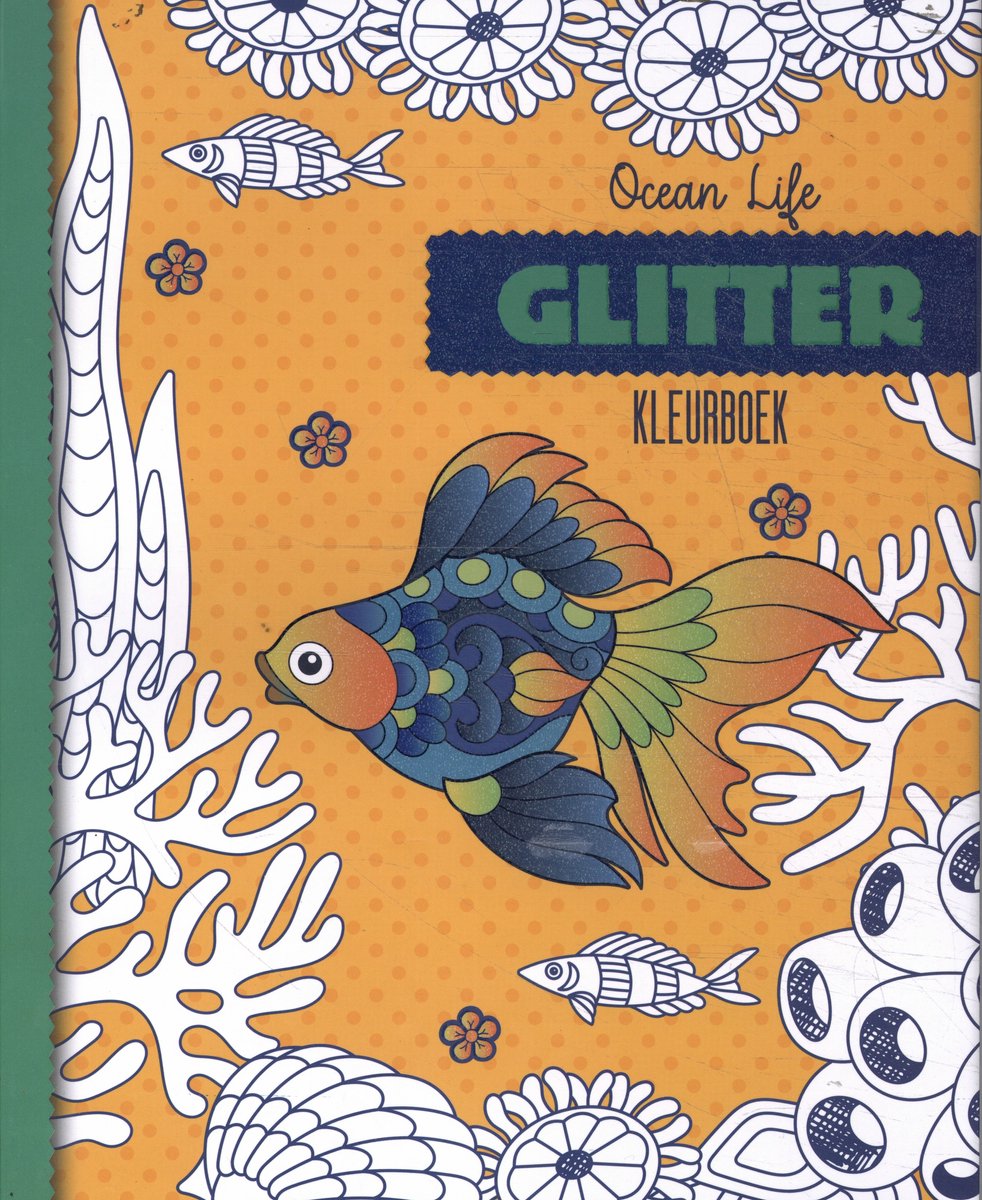 Interstat - Interstat Glitter kleurboek - ocean life