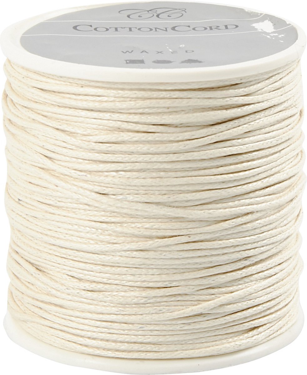 Creativ company katoenkoord off-white dikte 1 mm, 40m