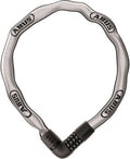 Abus fietsslot kettingslot - tresor 6807c - security level 7 - zilver - 110 cm - geschikt voor elektrische fietsen en stadsfietsen