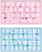 Euro-trade limited liability plastic tekensjabloon cijfers letters