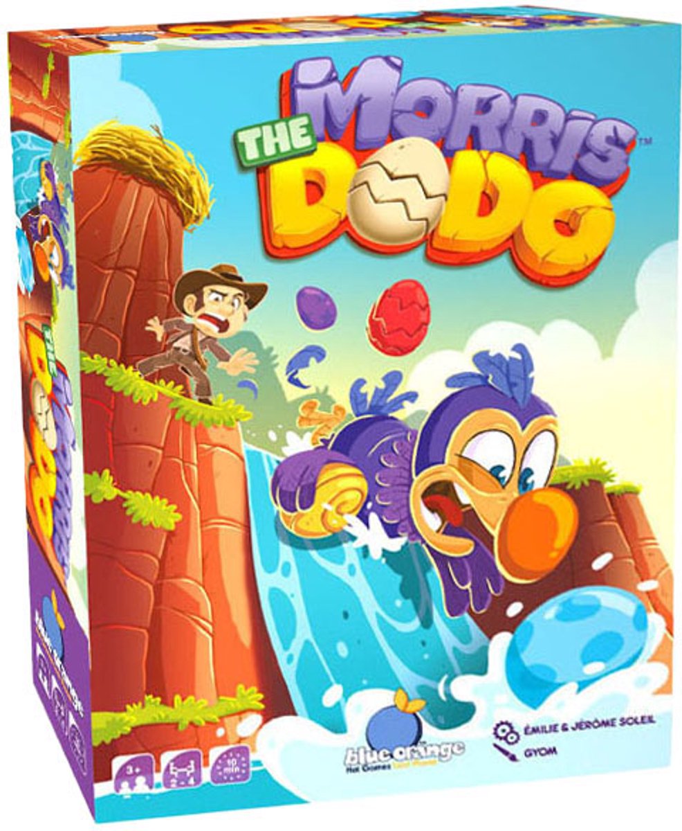 Geronimo Games - Geronimo Games Morris the dodo - blue orange - kinderspel - bordspel - geschikt vanaf 3 jaar - 2-4 spelers -
