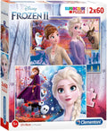 Disney clementoni puzzel frozen 2, 2x60st.
